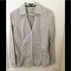 Striped button down shirt from Express